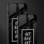 introverting glass case for oneplus 8 image-2