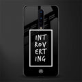 introverting glass case for oneplus 8 image