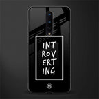 introverting glass case for oneplus 8 image