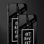 introverting glass case for oneplus 6t image-2