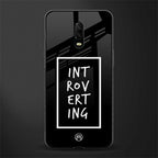 introverting glass case for oneplus 6t image