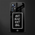 introverting back phone cover | glass case for xiaomi 12 pro