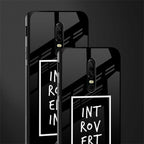 introverting glass case for oneplus 6 image-2
