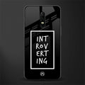 introverting glass case for oneplus 6 image