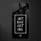 introverting glass case for oneplus 6 image