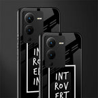 introverting back phone cover | glass case for vivo v25 pro 5g