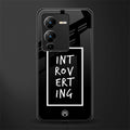 introverting back phone cover | glass case for vivo v25 pro 5g