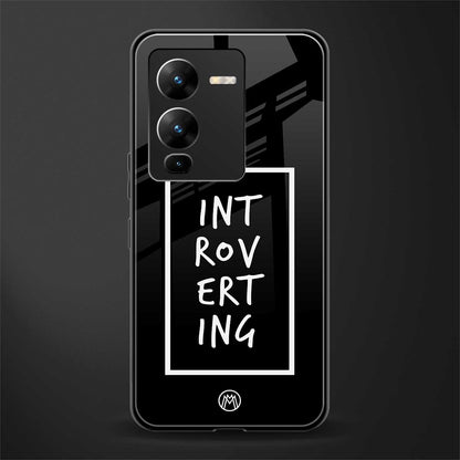 introverting back phone cover | glass case for vivo v25 pro 5g