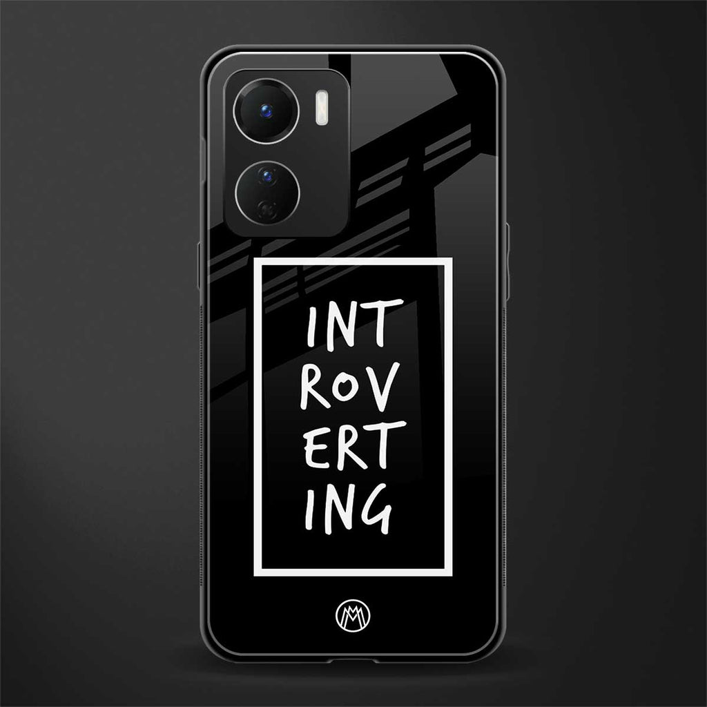 introverting back phone cover | glass case for vivo y16