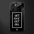 introverting back phone cover | glass case for vivo y16