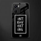 introverting back phone cover | glass case for vivo y16