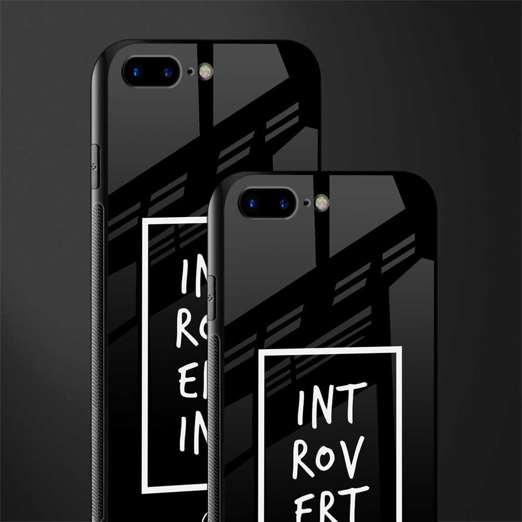 introverting glass case for iphone 7 plus image-2