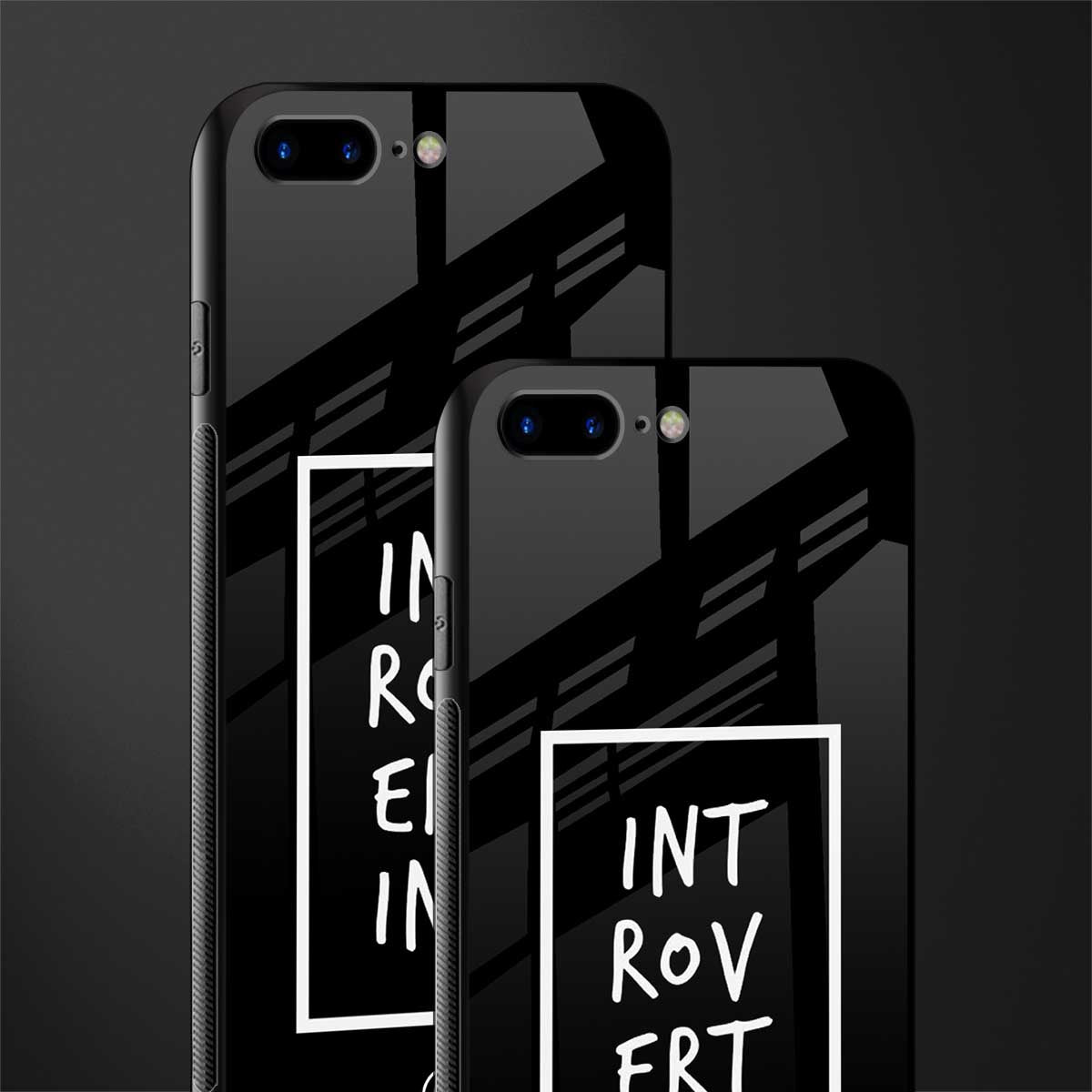 introverting glass case for iphone 7 plus image-2
