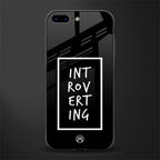introverting glass case for iphone 7 plus image