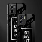 introverting back phone cover | glass case for vivo y72