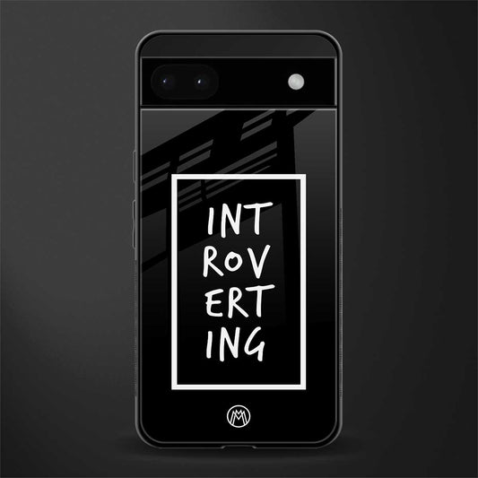 introverting back phone cover | glass case for google pixel 6a