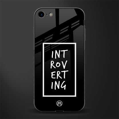 introverting glass case for iphone se 2020 image