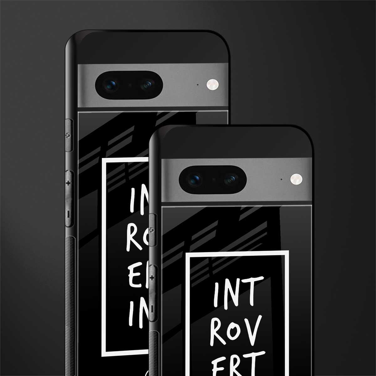 introverting back phone cover | glass case for google pixel 7