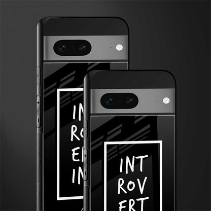 introverting back phone cover | glass case for google pixel 7