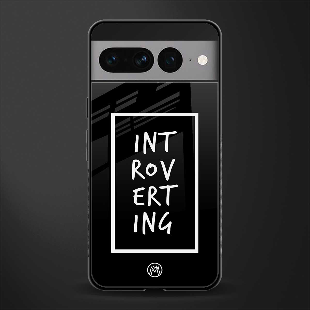 introverting back phone cover | glass case for google pixel 7 pro