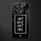 introverting back phone cover | glass case for oneplus 11
