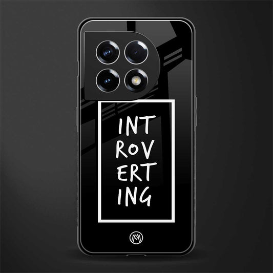introverting back phone cover | glass case for oneplus 11