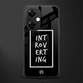 introverting back phone cover | glass case for oneplus nord ce 3 lite