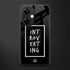 introverting back phone cover | glass case for oneplus nord ce 3 lite