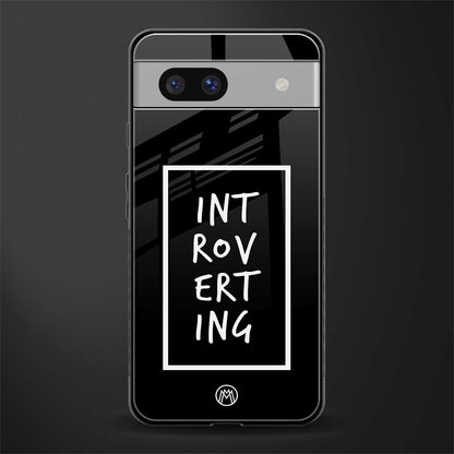 introverting back phone cover | glass case for Google Pixel 7A