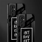 introverting back phone cover | glass case for samsung galaxy a14 5g