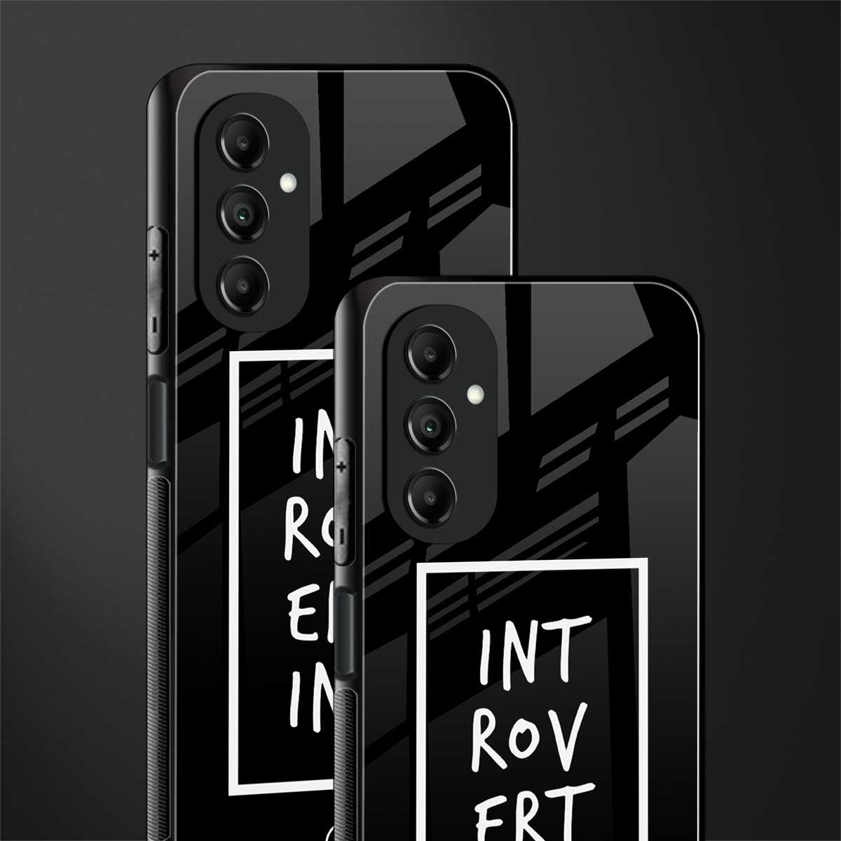 introverting back phone cover | glass case for samsung galaxy a14 5g