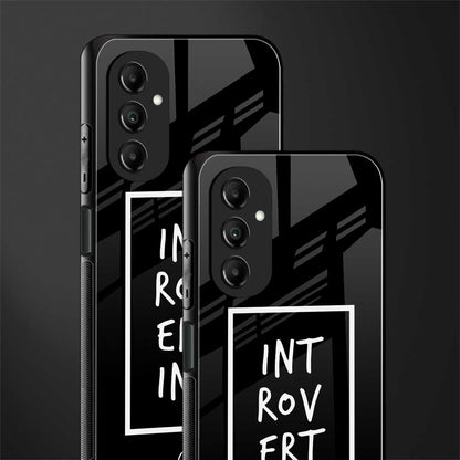 introverting back phone cover | glass case for samsung galaxy a14 5g
