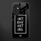 introverting back phone cover | glass case for samsung galaxy a14 5g