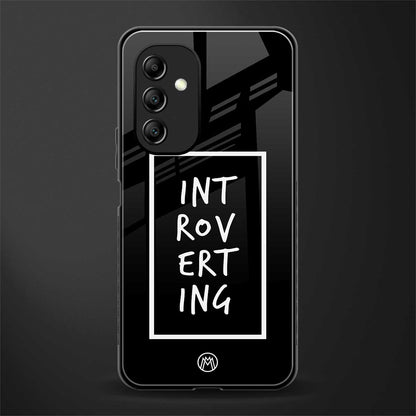 introverting back phone cover | glass case for samsung galaxy a14 5g