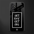 introverting back phone cover | glass case for samsun galaxy a24 4g