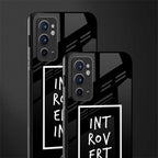 introverting glass case for oneplus 9rt image-2