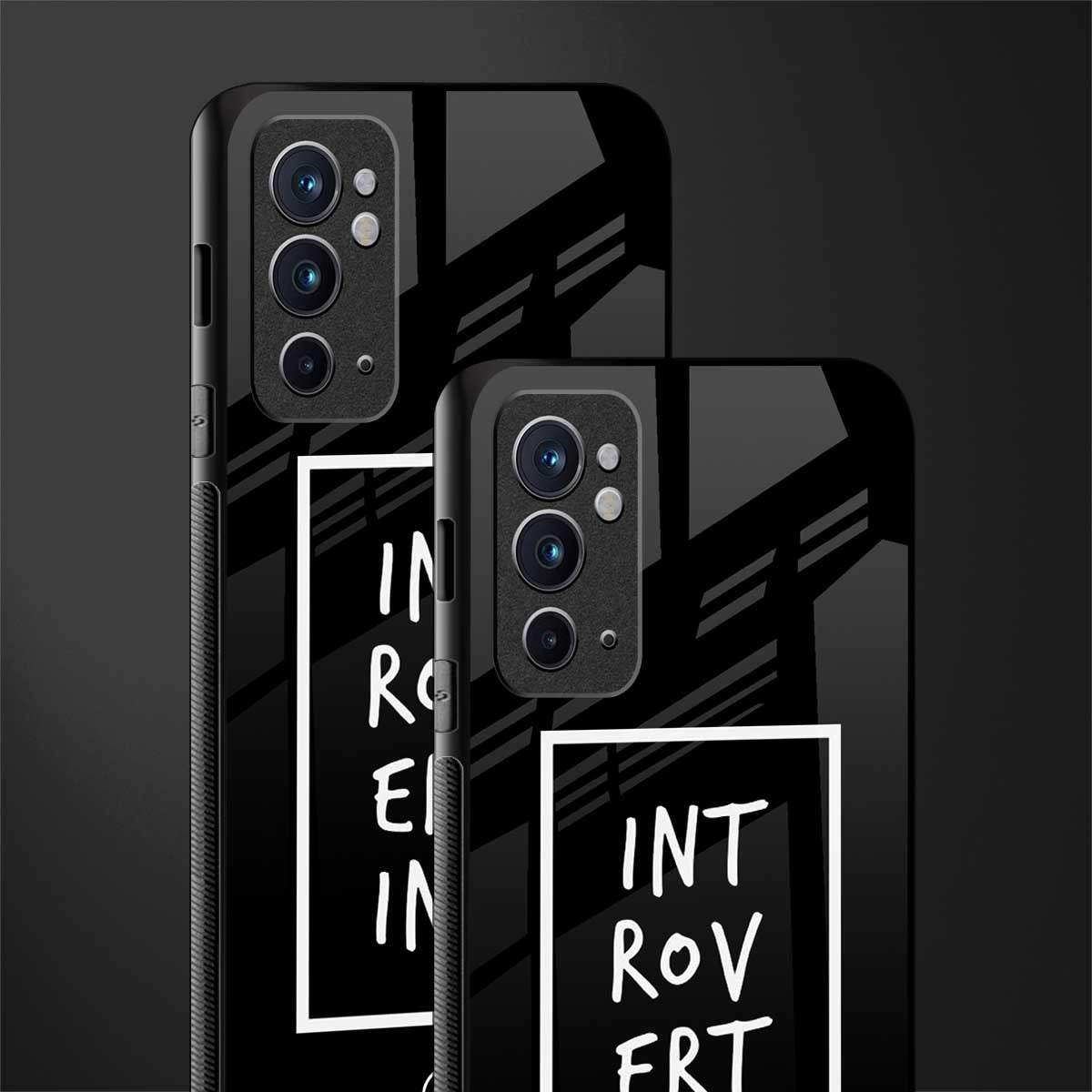 introverting glass case for oneplus 9rt image-2