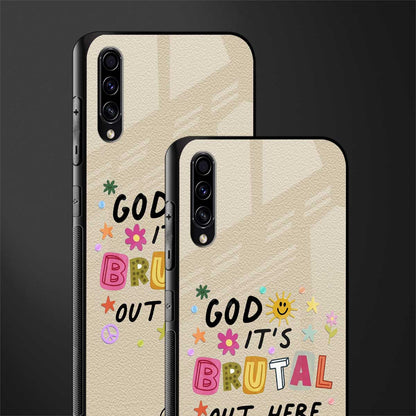 it's brutal out here glass case for samsung galaxy a70 image-2