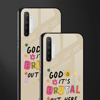 it's brutal out here glass case for realme x2 image-2