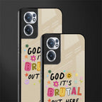 it's brutal out here glass case for oneplus nord ce 2 5g image-2