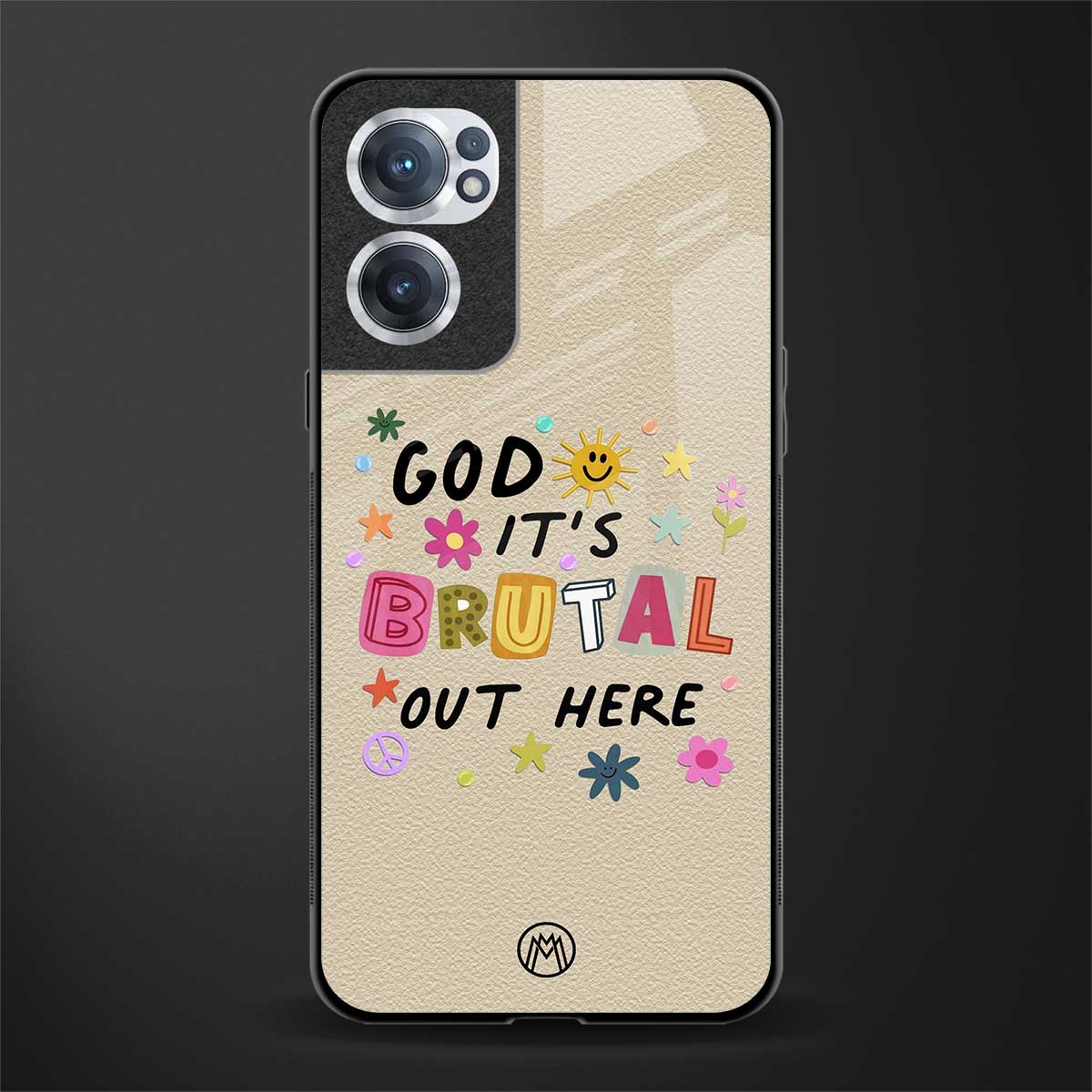 it's brutal out here glass case for oneplus nord ce 2 5g image
