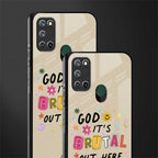 it's brutal out here glass case for realme 7i image-2