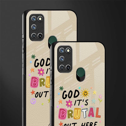 it's brutal out here glass case for realme 7i image-2