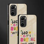 it's brutal out here glass case for mi 11x 5g image-2