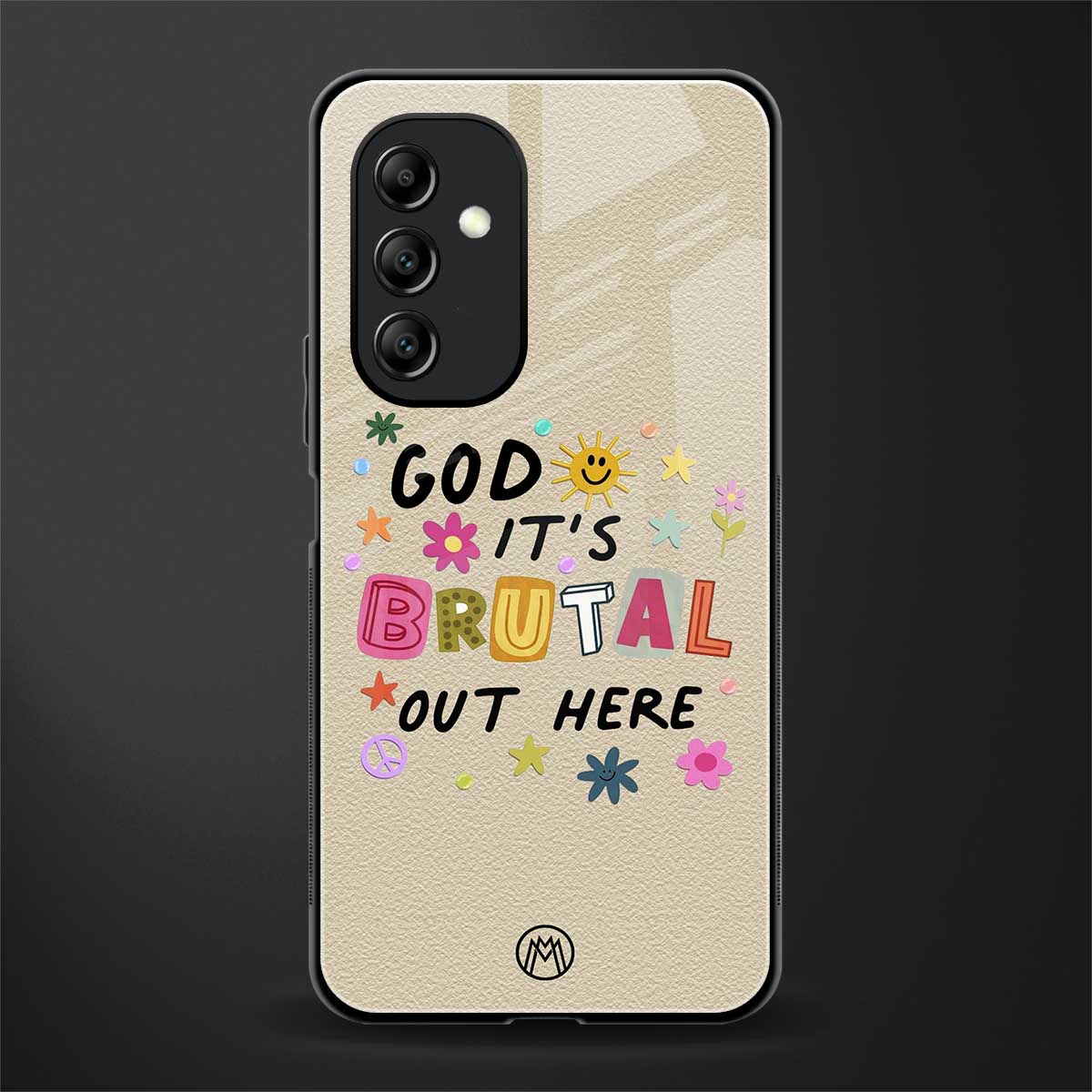 it's brutal out here back phone cover | glass case for samsung galaxy a14 5g