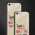 it's brutal out here glass case for iphone 6s plus image-2