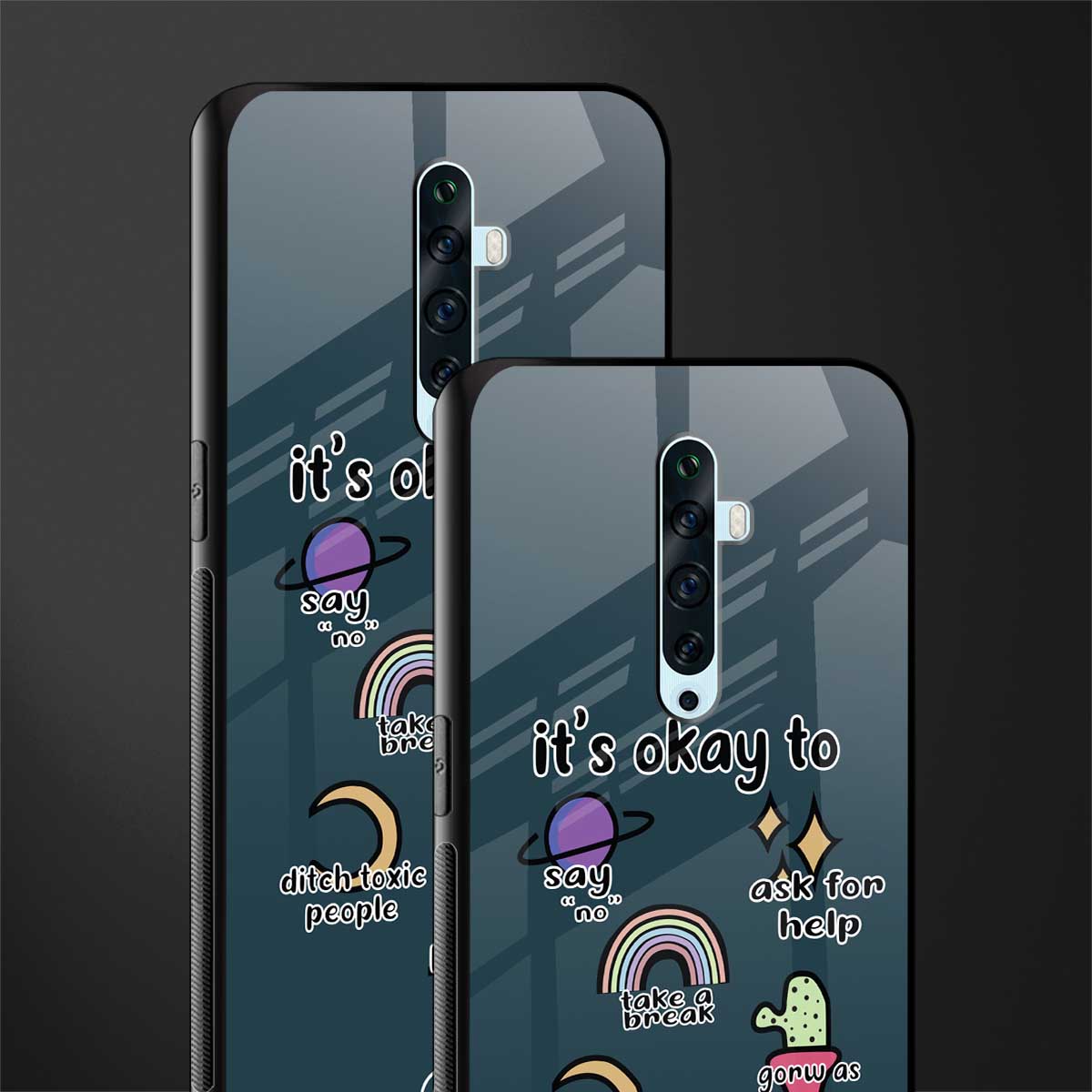 it's okay glass case for oppo reno 2f image-2