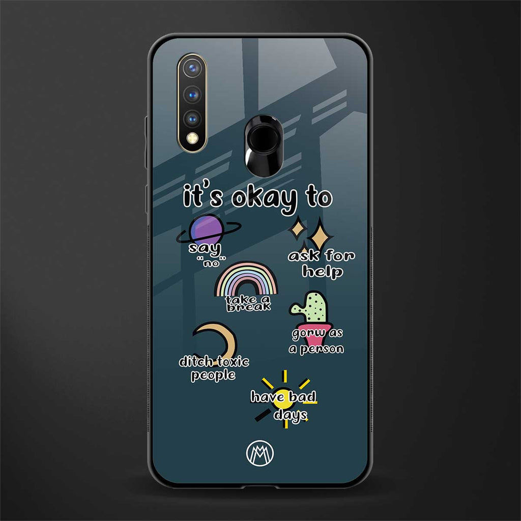 it's okay glass case for vivo u20 image