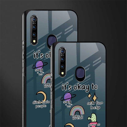 it's okay glass case for vivo z1 pro image-2