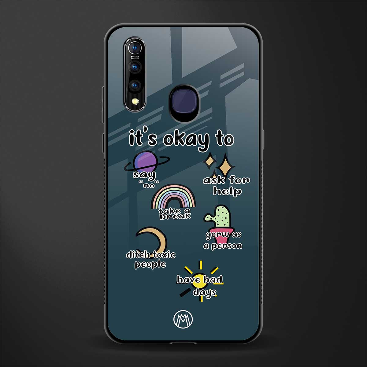 it's okay glass case for vivo z1 pro image